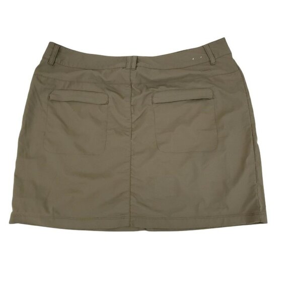 REI Skort Skirt 14 Womens  Green Drawstring Active Tennis Stretch Quick Dry Golf - Picture 2 of 9